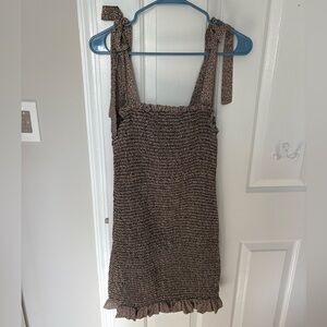 NWOT leopard print  Sleeveless Dress
